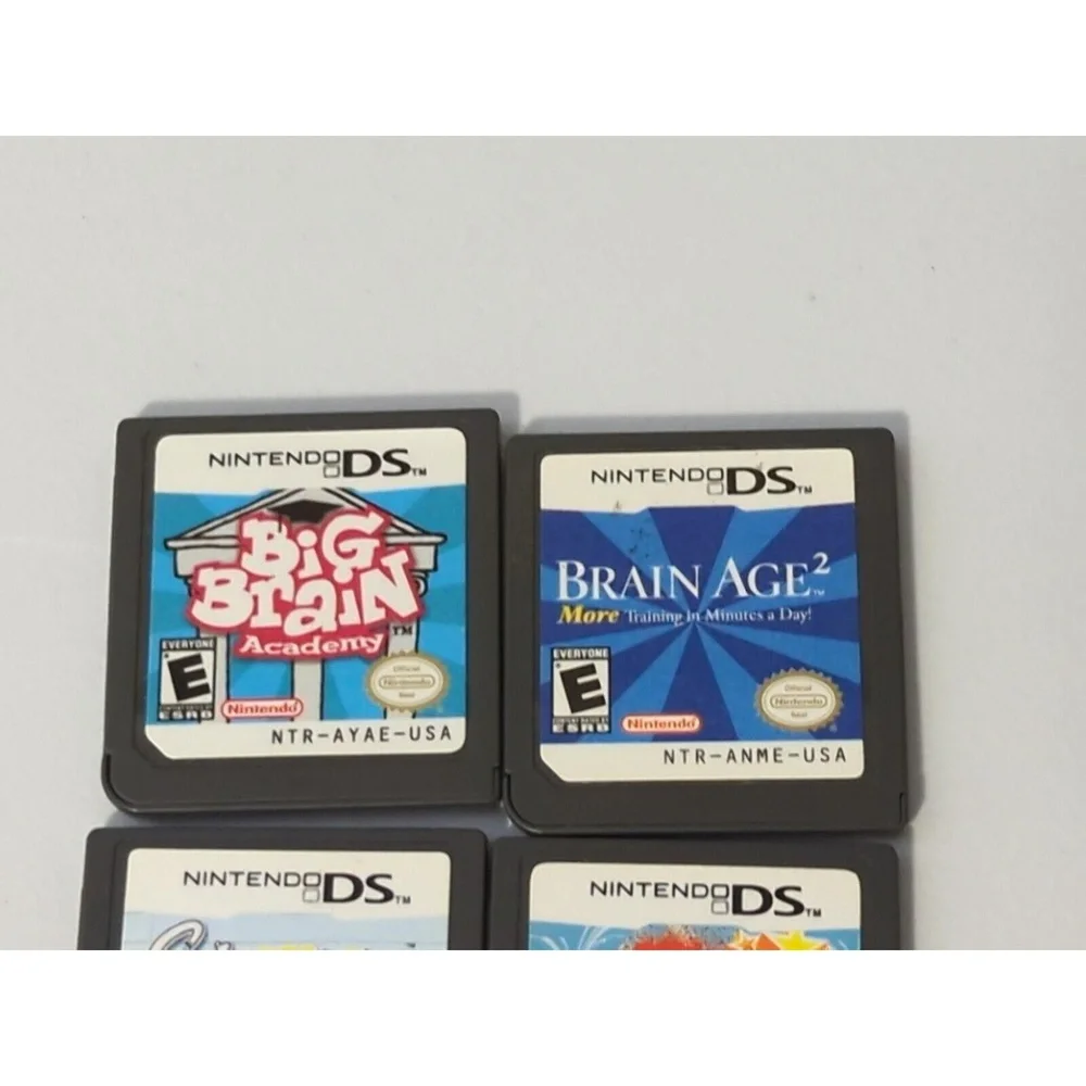 Nintendo‎ DS Games Scribblenauts Brain Age 2 Big Brain Academy Scripps Spelling
